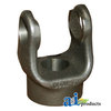 A & I Products Implement Yoke, Round Bore 1" w/ 3/16" Keyway & Set Screw 2.2" x2" x3" A-D108016